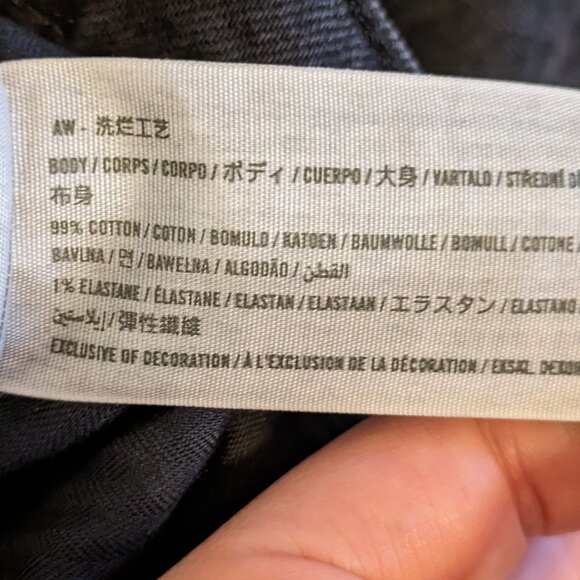 NWT Abercrombie + Fitch Curve Love The 90s Straight Ultra High Rise Size 27 / 4 - Picture 12 of 13